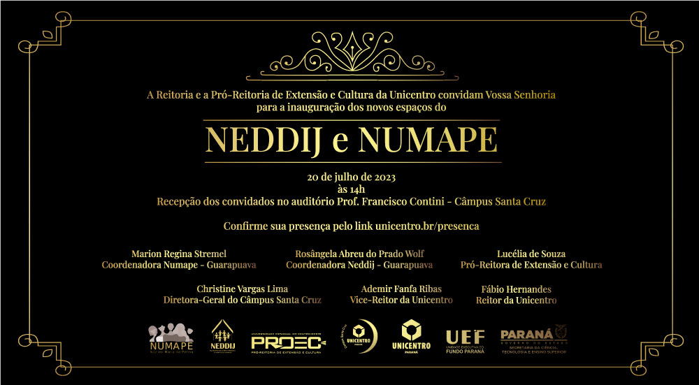 Inauguração Numape e Neddij