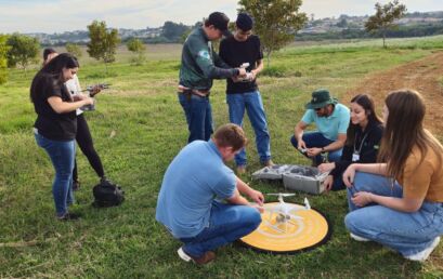 Alunos de Big Data participam de curso de operação de drones promovido em parceria com o Senar