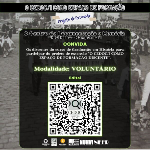 Edital de Seleção de Discentes Voluntários para Projeto de Extensão Edital de Seleção de Discentes Voluntários para Projeto de Extensão