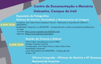 O CEDOC/I na 10ª Semana Nacional de Arquivos