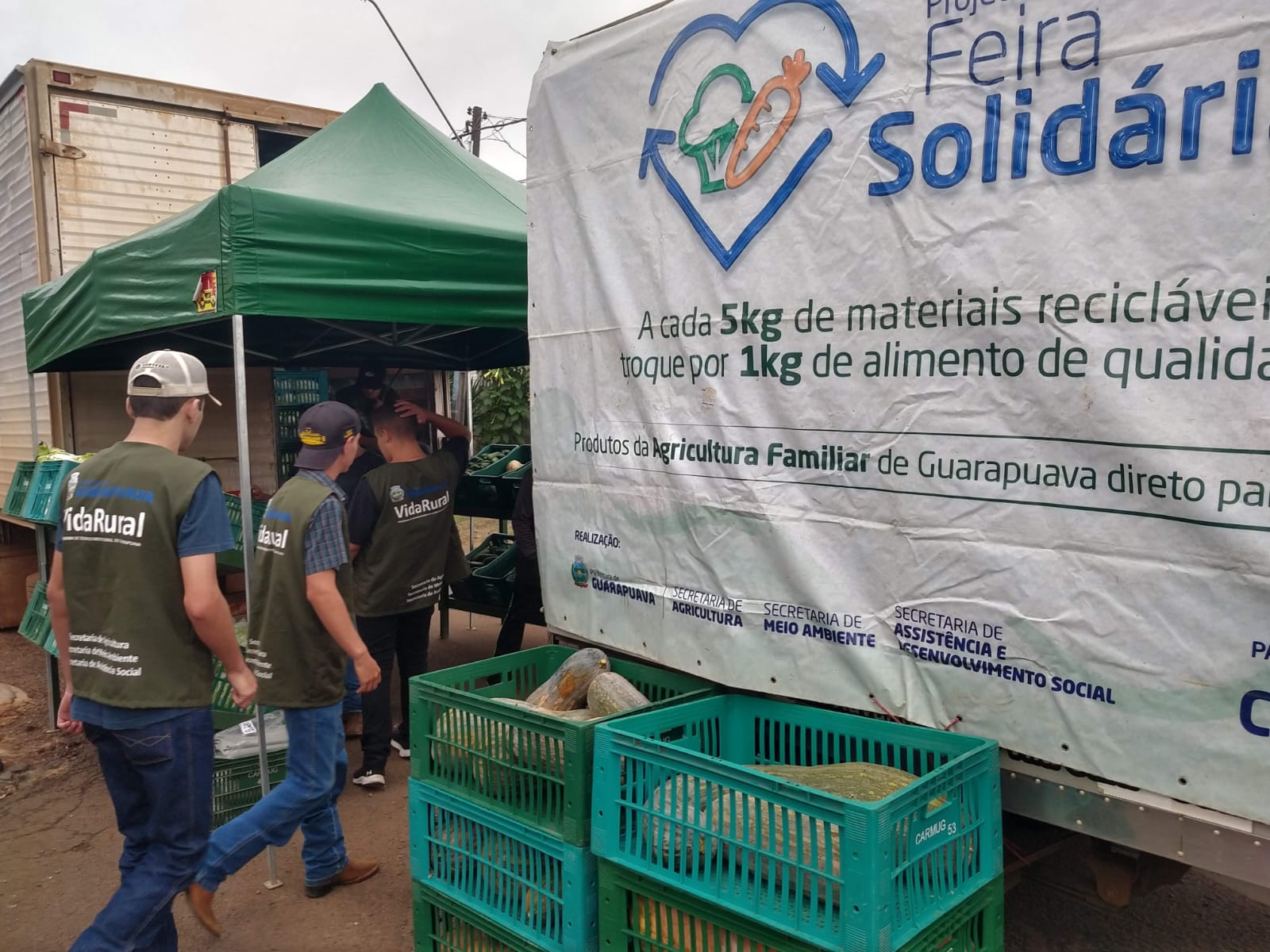 Feira Solidária: Alternativa sustentável para minimizar a fome