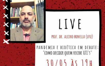 “Pandemia e bioética em debate: como decidir quem recebe UTIs” é o tema live promovida pelo PET Filosofia com o prof. Dr. Alcino Bonella