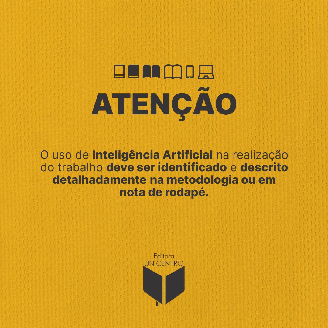 O uso de Inteligência Artificial na realização do trabalho deve ser identificado e descrito detalhadamente na metodologia ou em nota de rodapé.