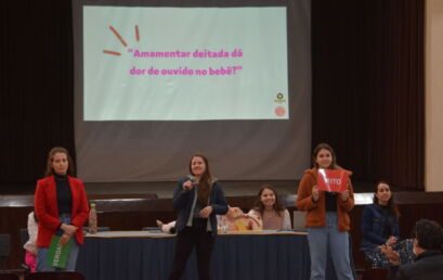 Aleitamento materno é tema de roda de conversa do Projeto Cuida Bem