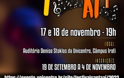 Abertas as inscrições para o 4º Festival Canta Aí