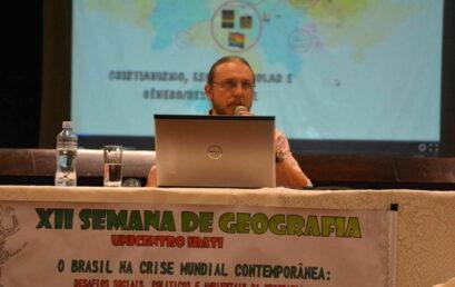 Semana debate “Desafios Sociais, Políticos e Ambientais da Geografia”
