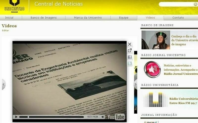 Unicentro apresenta novo vídeo institucional