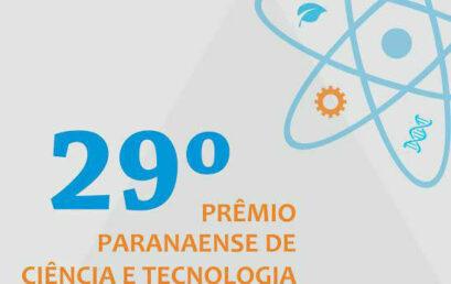 Prorrogadas as inscrições para o 29º Prêmio de Ciência e Tecnologia