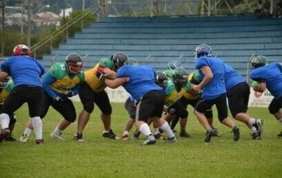 Seleção Brasileira de Futebol Americano faz treinamento no campus Irati