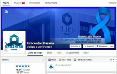 Unicentro realiza ações de apoio à campanha Novembro Azul
