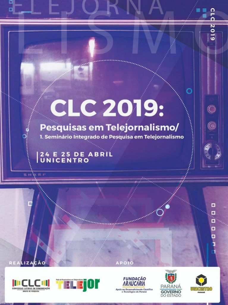 Pesquisa em Telejornalismo é tema do Conversas Latinas em Comunicação 2019
