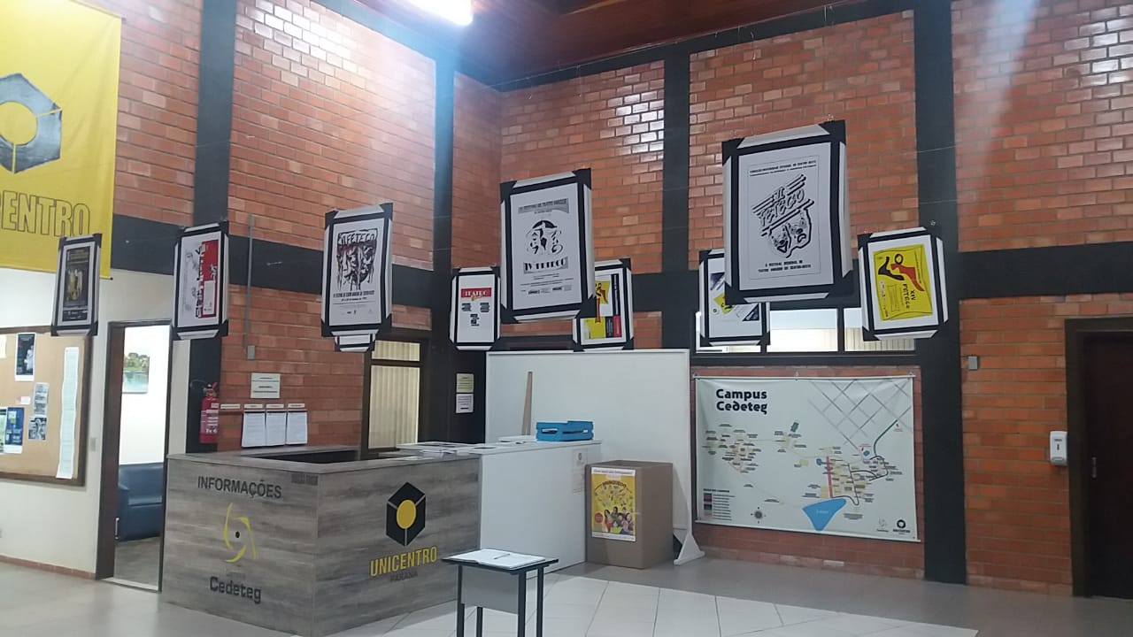 Exposição está marcada no hall do prédio da administração, no Cedeteg (Foto: Coorc)