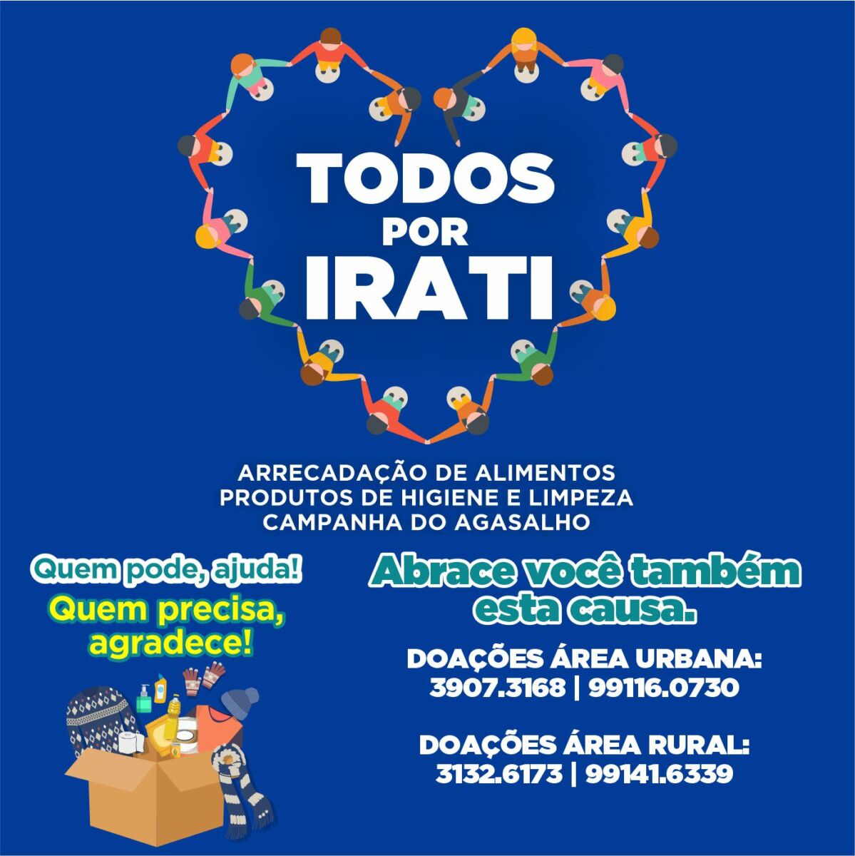 Unicentro se une a campanha Todos por Irati