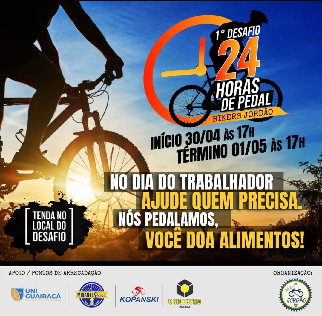 Unicentro é parceira da ação beneficente 24 Horas de Pedal