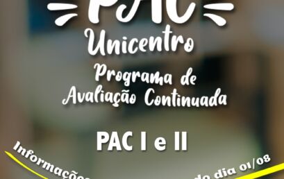 Unicentro realiza provas das etapas 1 e 2 do PAC 2020 nesse domingo