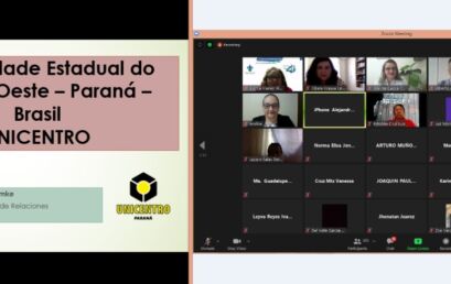Docentes da Unicentro participam de Encontro Acadêmico Virtual da Universidade Veracruzana