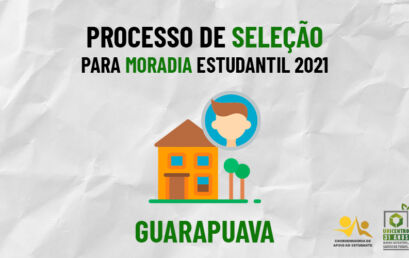 Últimos dias de inscrições para a Moradia Estudantil da Unicentro, em Guarapuava