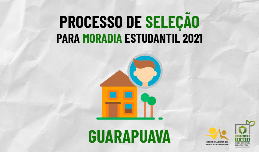 Unicentro prorroga inscrições para Moradia Estudantil de Guarapuava