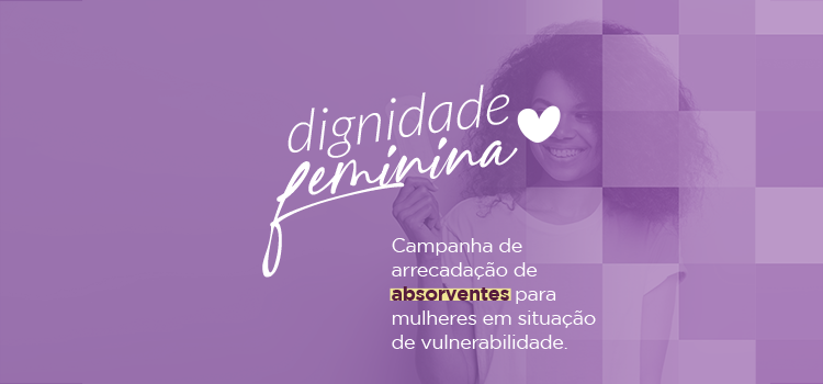 Unicentro está arrecadando absorventes para campanha “Dignidade Menstrual”