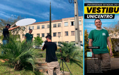 Estudantes da Unicentro estrelam campanha do Vestibular 2023 da instituição