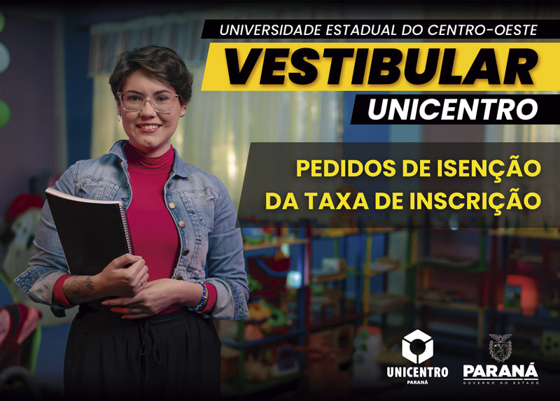 Unicentro concede 150 isenções da taxa de inscrição para o Vestibular