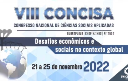 Mais de 700 pessoas participam do Congresso Nacional de Ciências Sociais Aplicadas