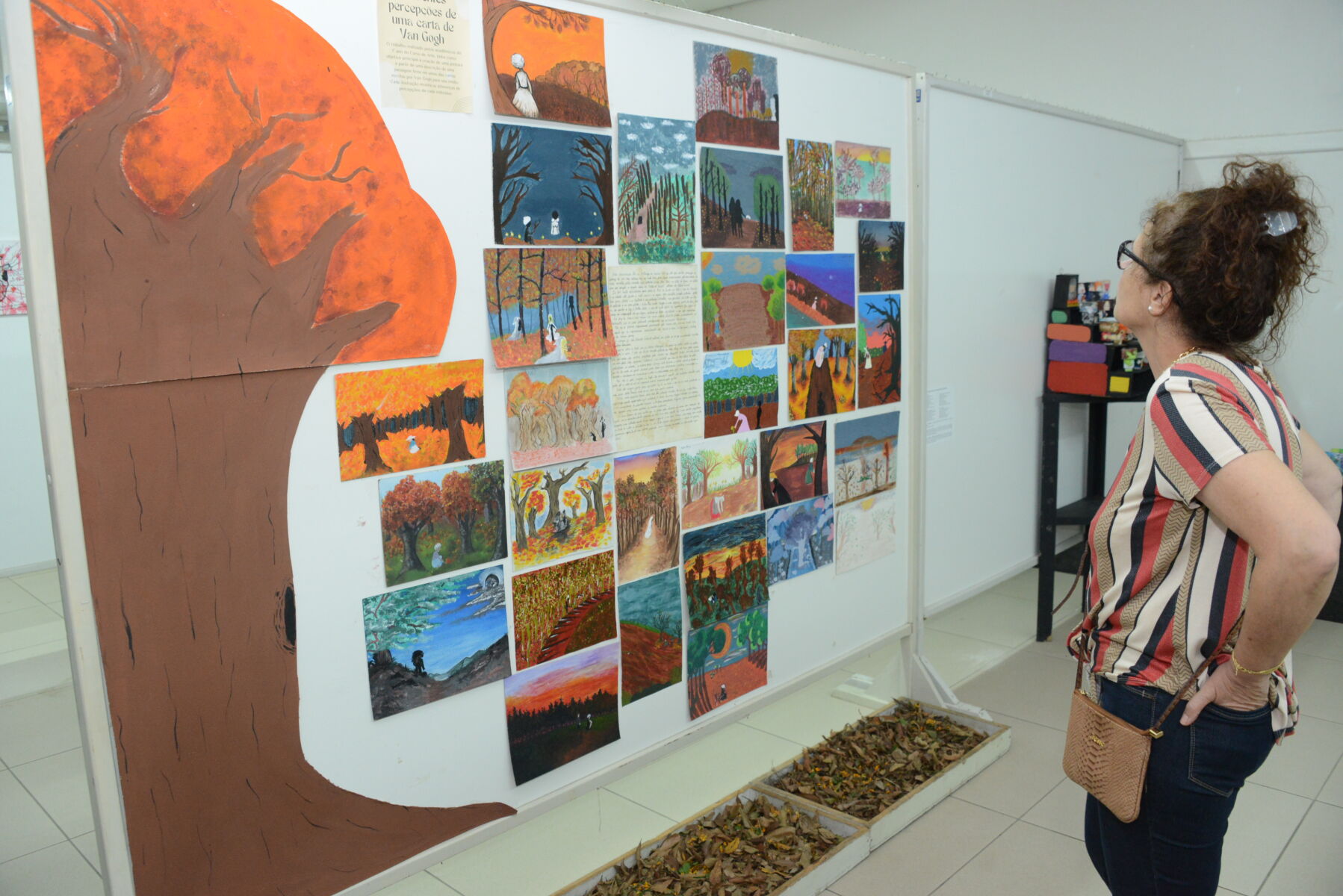 Mostra de Arte divulgou trabalhos realizados por acadêmicos nas disciplinas do curso