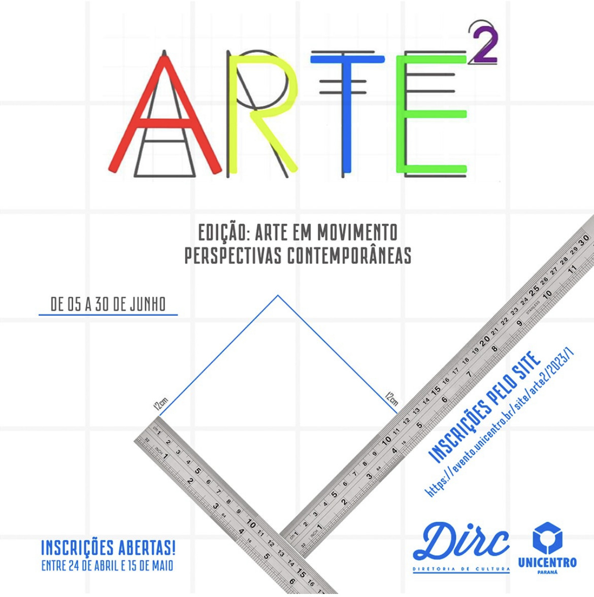 Unicentro recebe inscrições de artistas interessados em expor na mostra coletiva Arte²
