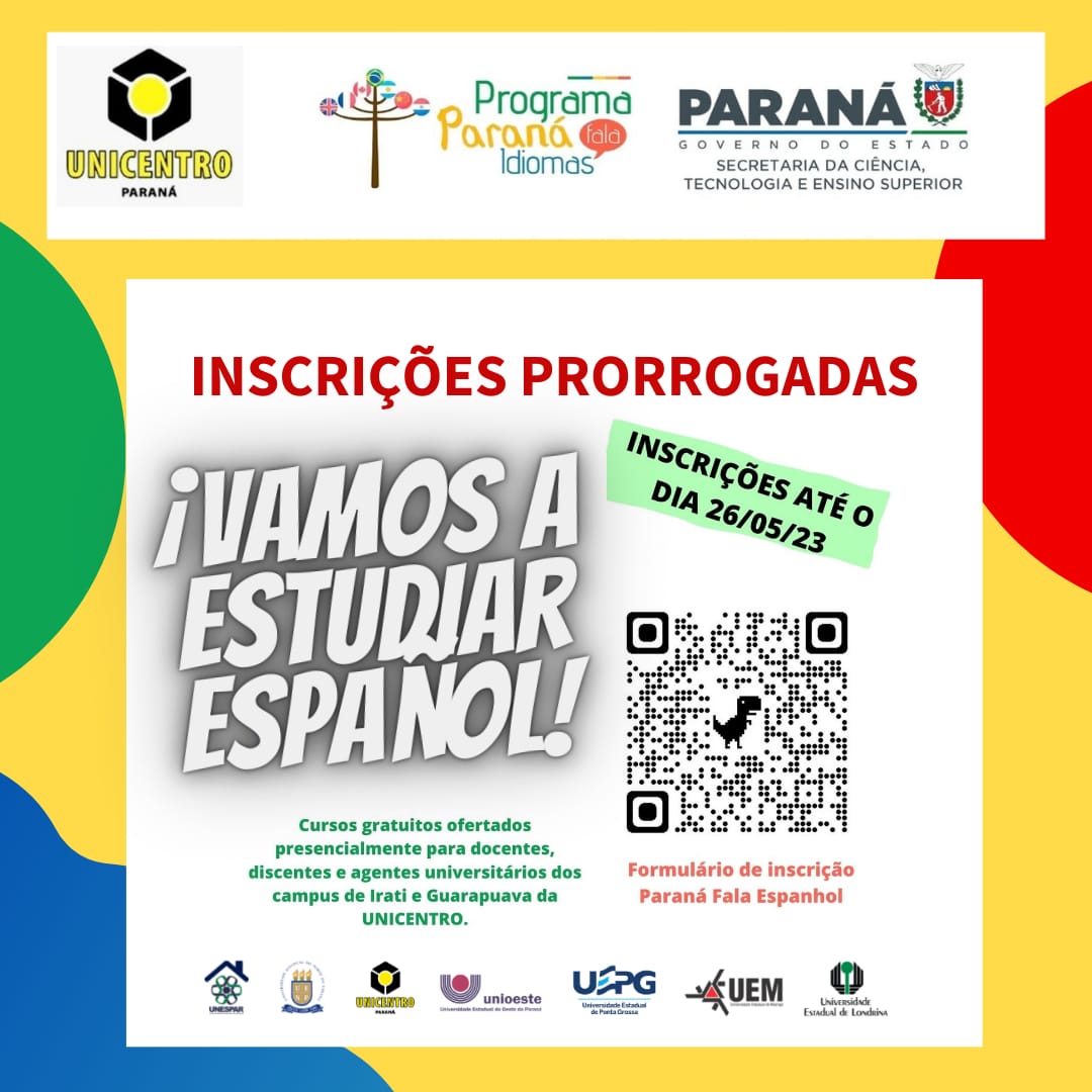 Inscrições para o Paraná Fala Espanhol seguem abertas até dia 26