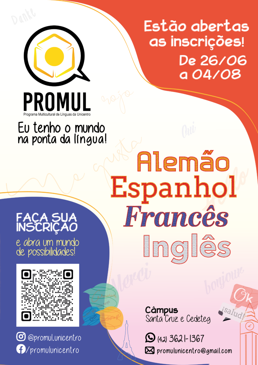 Inscrições Abertas: cursos grátis de inglês e espanhol em Itu