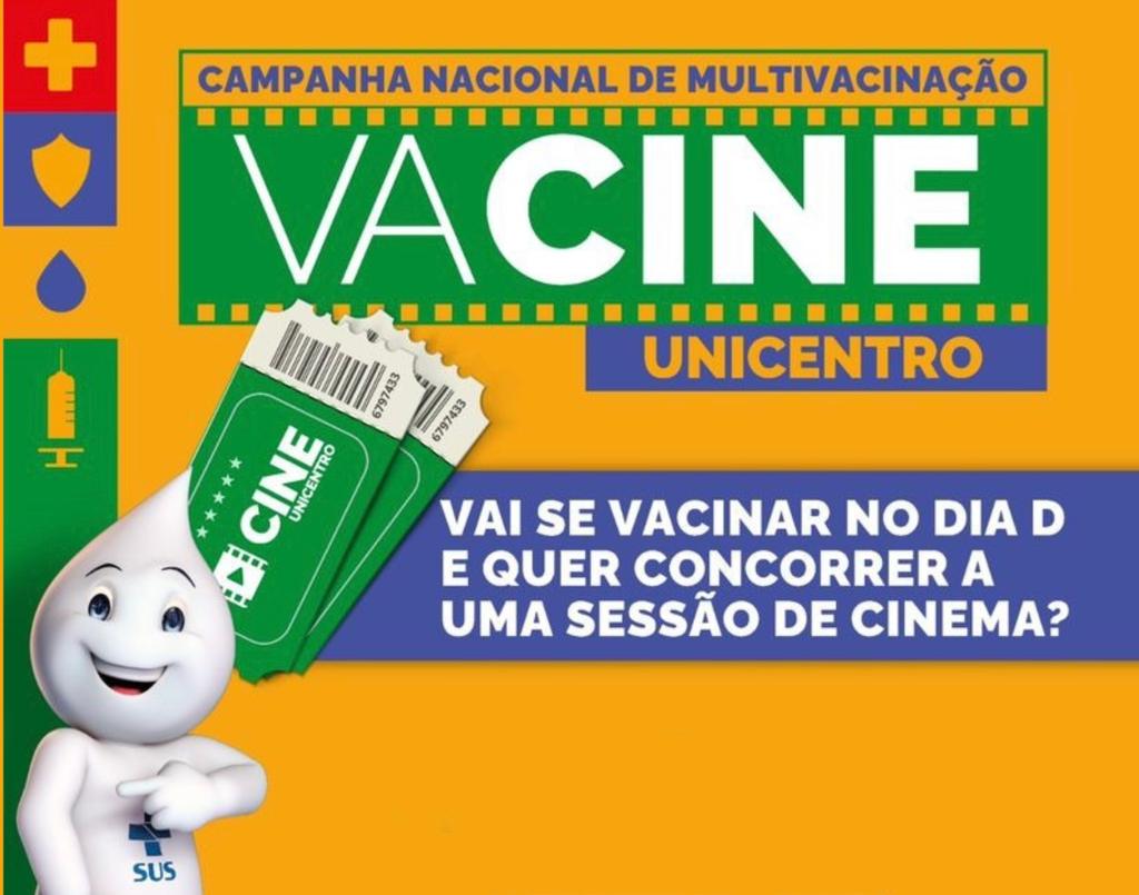 Unicentro e Secretaria de Saúde unem forças para atualizar carteira de vacinação de crianças e jovens