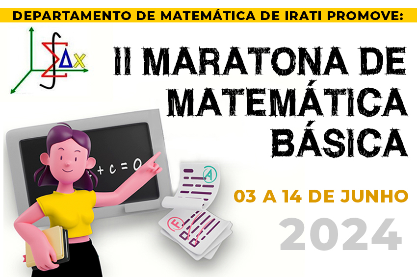 II Maratona de Matemática Básica está com inscrições abertas até 3 de junho