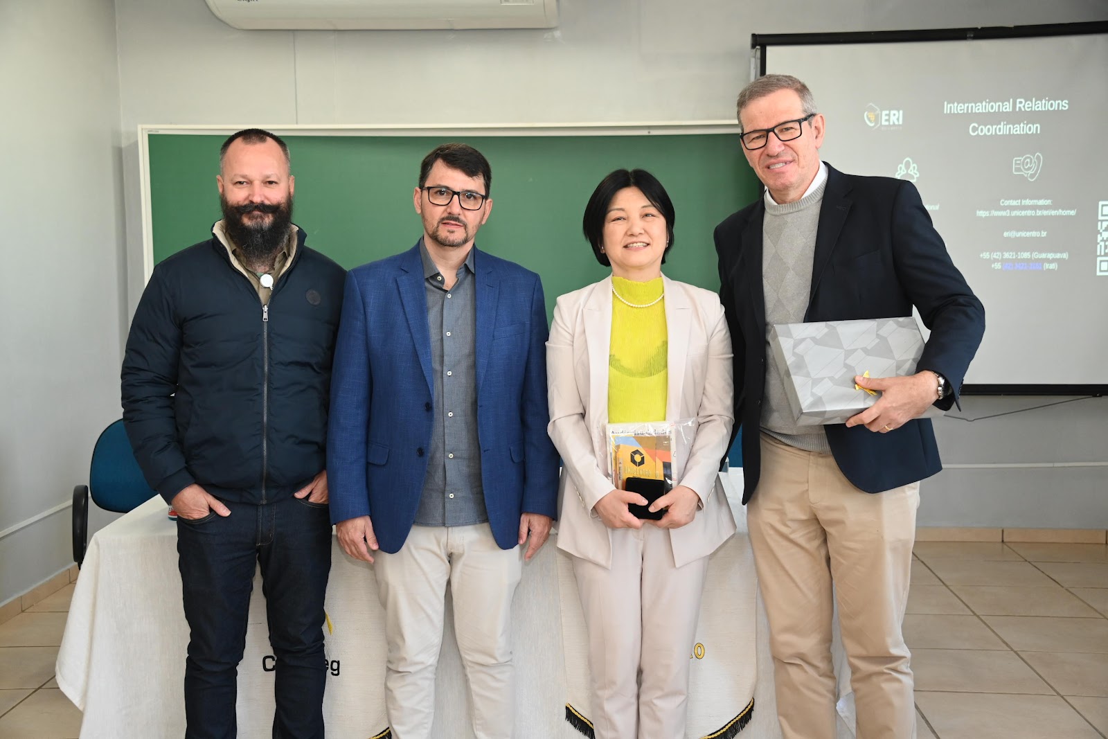 Unicentro recebe comitiva da Universidade Provincial de Kyoto para estreitar laços e futuras parcerias