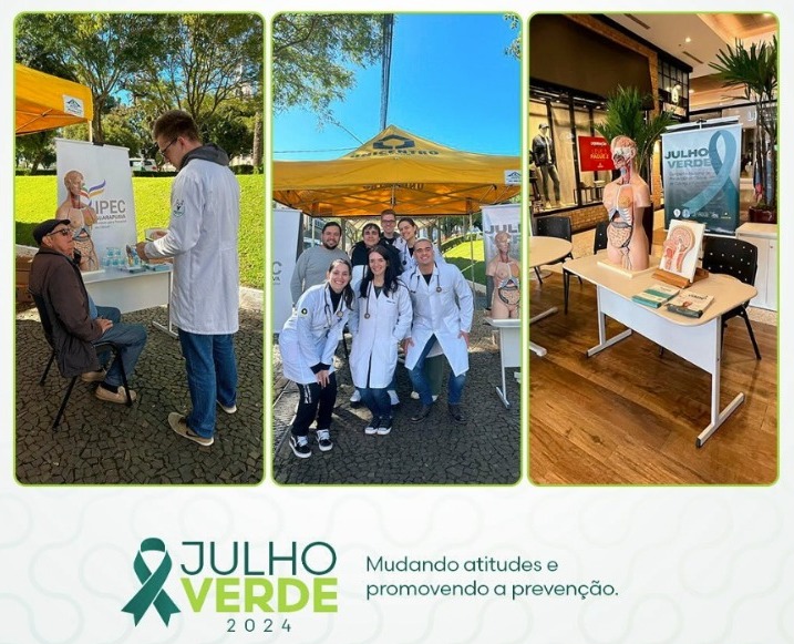 Departamento de Medicina da Unicentro realiza ações da campanha Julho Verde