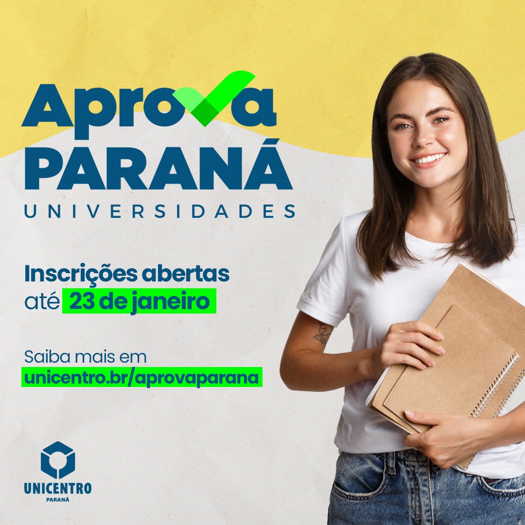 Unicentro oferta 461 vagas para o Aprova Paraná Universidades