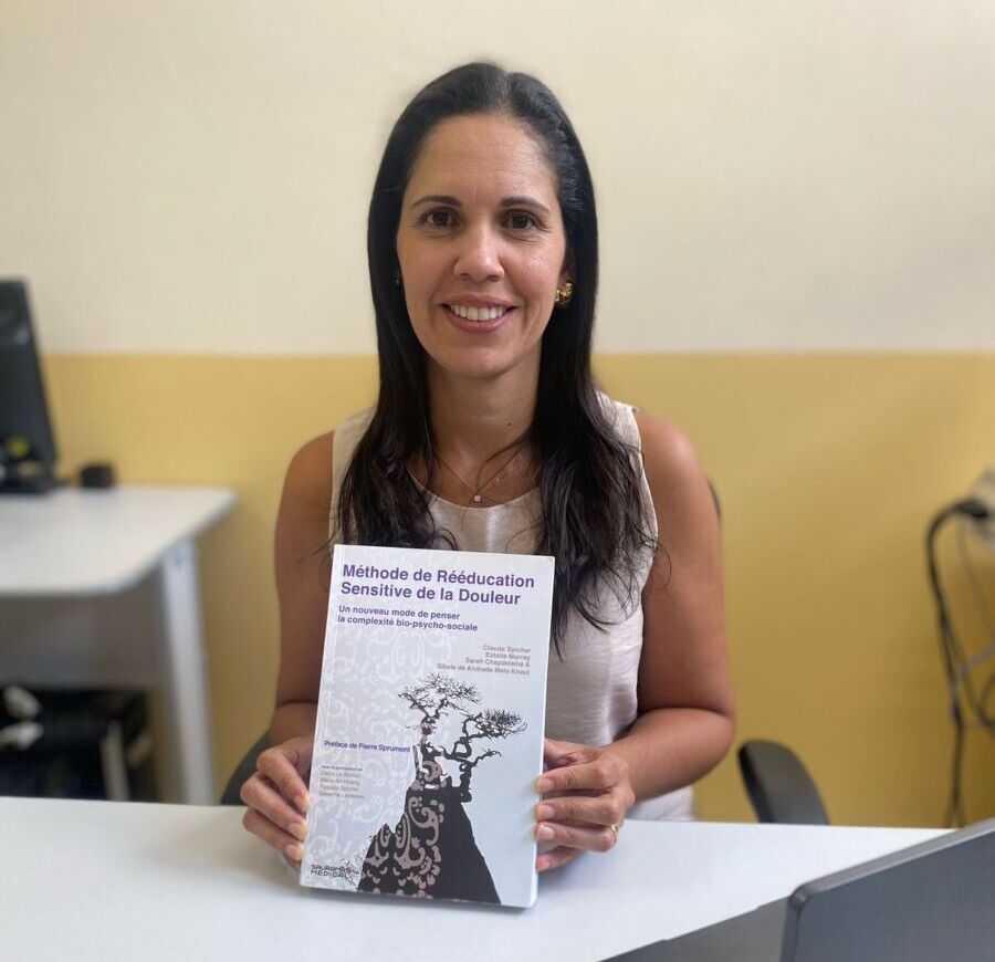 Outro momento marcante para Sibele foi o lançamento de um livro de sua coautoria