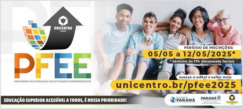 Programa de Formação de Estudante Empreendedor está com inscrições abertas para seleção de alunos bolsistas