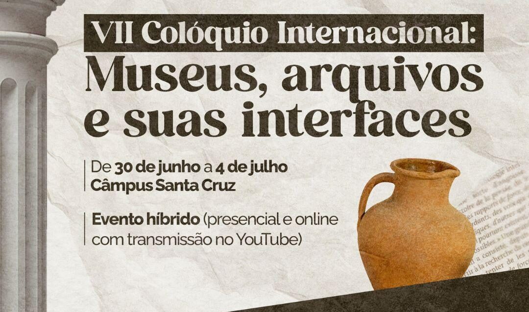 Unicentro sedia 7º Colóquio Internacional: Museus, Arquivos e suas Interfaces