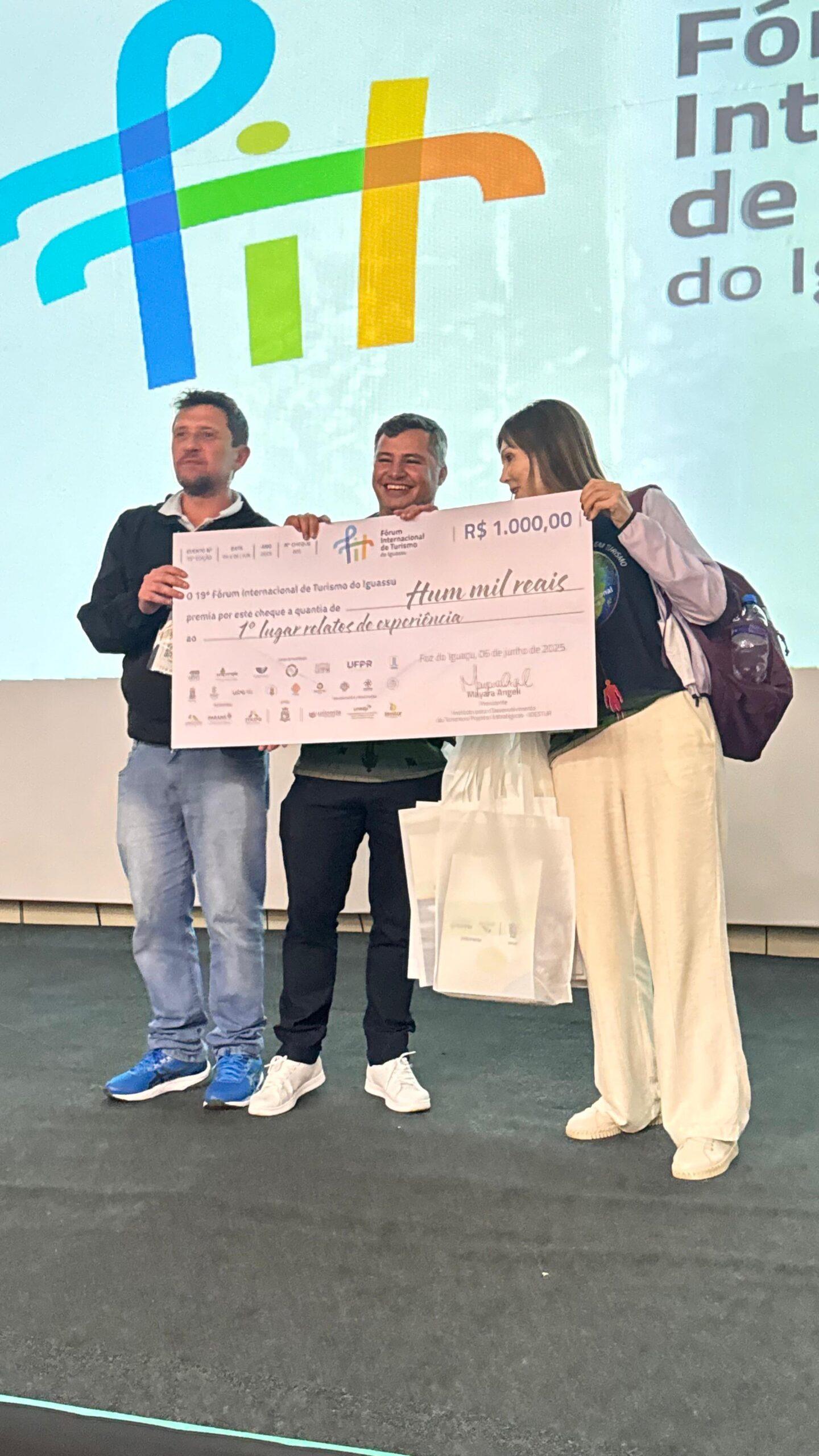 Trabalho da Unicentro é premiado no Fórum Internacional de Turismo
