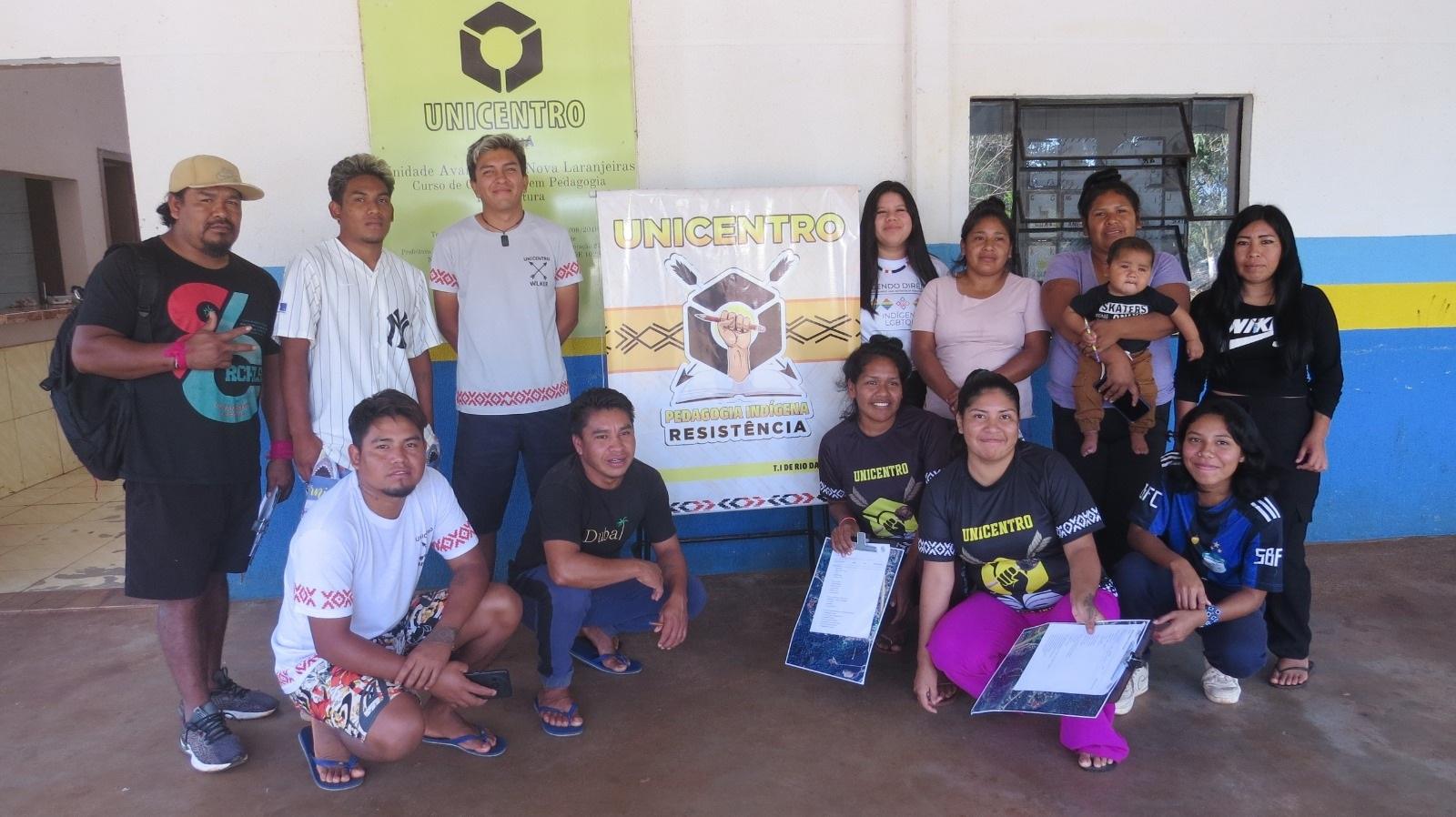 Projeto Nós Propomos! Unicentro realiza trabalhos de campo no território indígena Rio das Cobras
