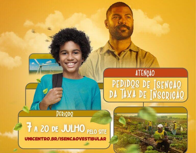 Unicentro abre inscrições para solicitação de isenção da taxa do Vestibular 2026