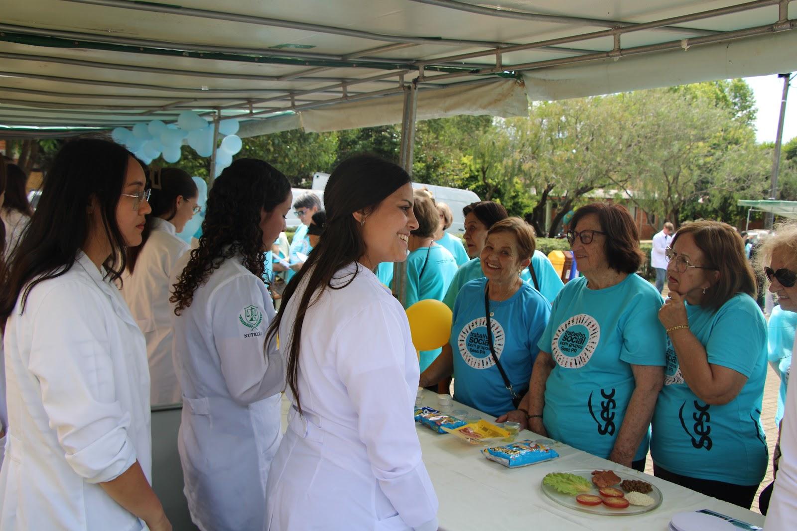 Ação promove saúde e bem-estar para idosos no Câmpus Cedeteg