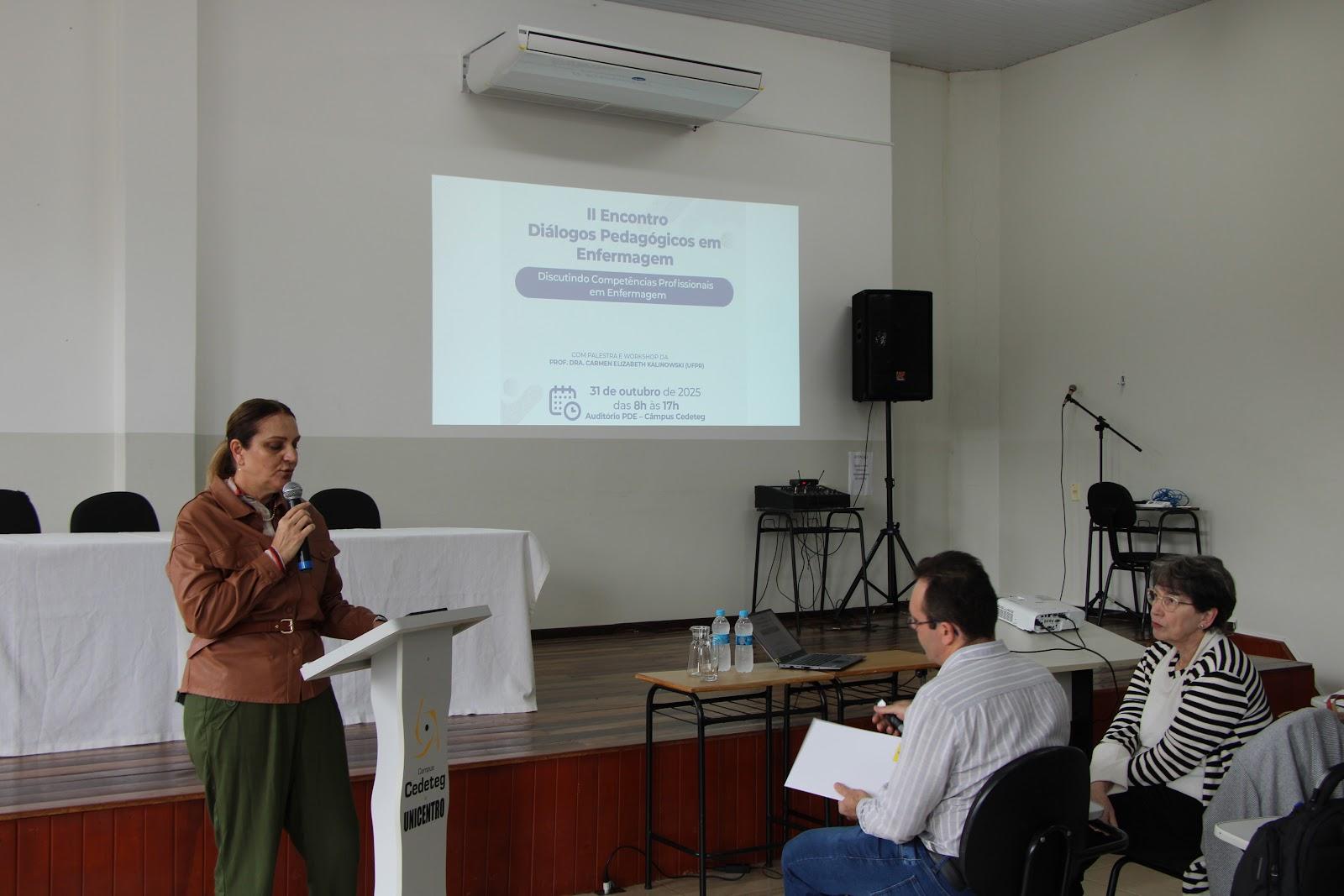 Unicentro promove 2° Encontro Diálogos Pedagógicos em Enfermagem