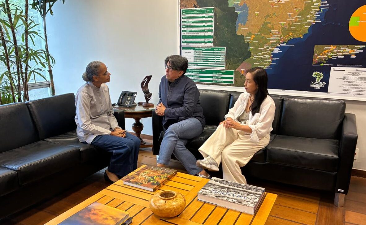 COP30: ministra Marina Silva recebe representantes do Global Youth Climate Pact