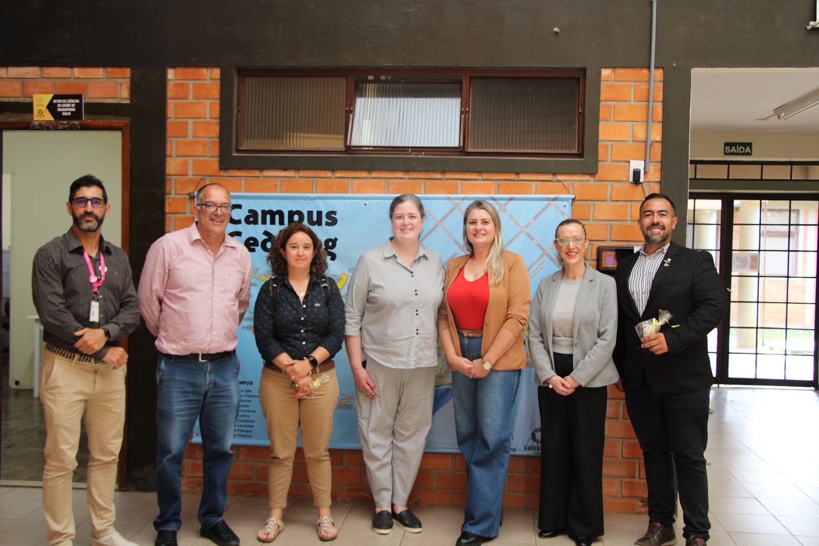 Comitiva argentina visita Unicentro para fortalecer parcerias