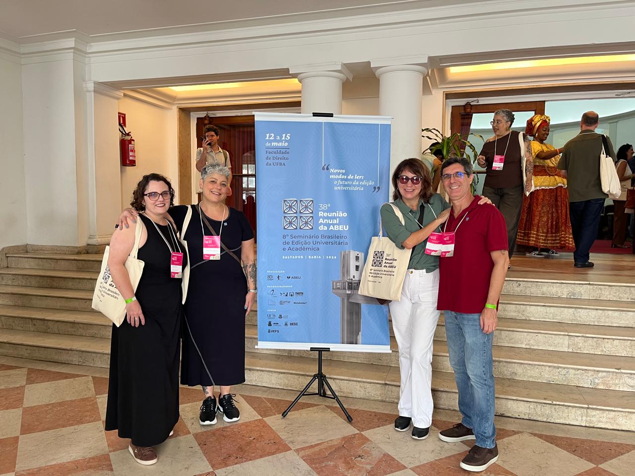 Editora Unicentro participa de encontro nacional de editoras universitárias na Universidade Federal da Bahia