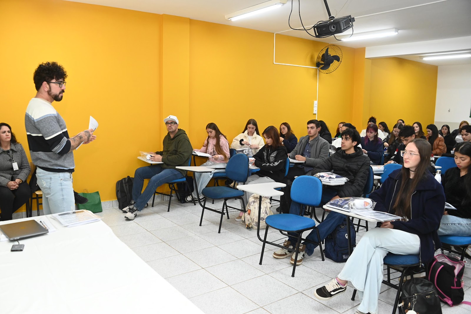 Aula inaugural do cursinho pré-vestibular da Unicentro marca o início das atividades de 2026 Aula inaugural do cursinho pré-vestibular da Unicentro marca o início das atividades de 2026