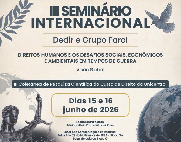 Seminário internacional da Unicentro debate direitos humanos e impactos globais das guerras Seminário internacional da Unicentro debate direitos humanos e impactos globais das guerras