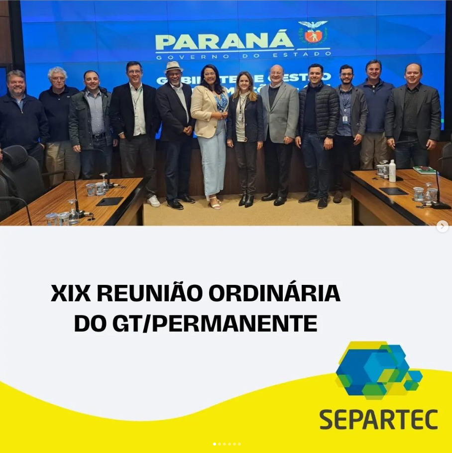 XIX REUNIÃO EXTRAORDINÁRIA DO GT/PERMANENTE SEPARTEC