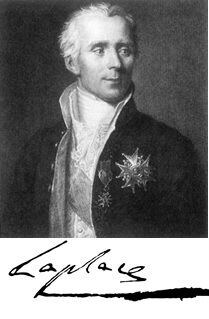 Pierre Simon Laplace (1749 – 1827)